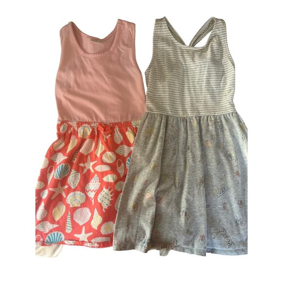 Gymboree Ocean Sea Shell Dresses size7/8 - Picture 1 of 7